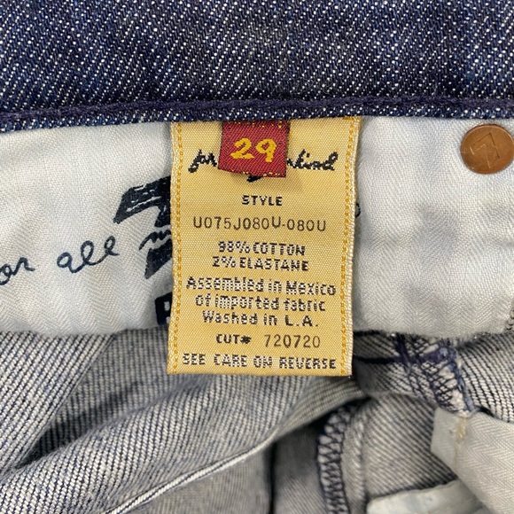 7 For All Mankind 080 Original Bootcut Jeans 29 - Picture 7 of 9